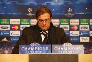 Jürgen Klopp bei der PK