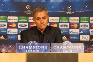 Jose Mourinho bei der PK