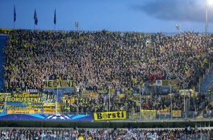 Der Gästeblock kontte durchaus überzeugen