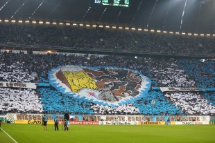 Choreo auf der Nordtribüne