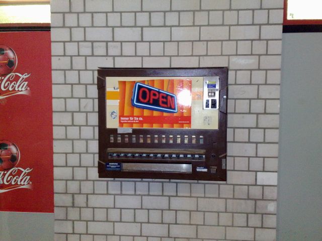 Zigarettenautomat in Leverkusen