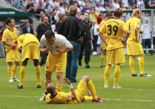 In 2008/09 Borussia lost the 5th place in Gladbach