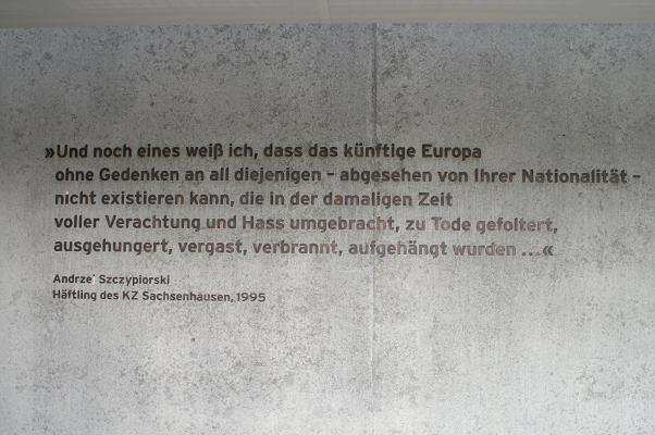 Statement by Andrzej Szczypiorski in 1995 - Sachsenhausen prisoner