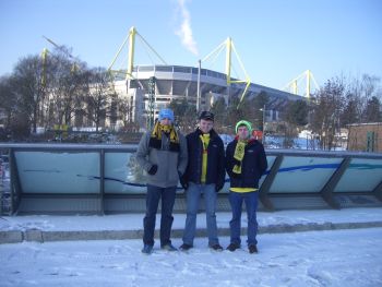 Time flies – A trip to Dortmund last year to celebrate Philip’s birthday and Borussia’s 100 year anniversary.