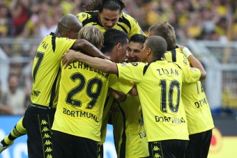 Celebrating BVB players