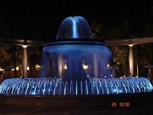 Fountain Square in the centre of Baku