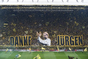 Choreografie für Jürgen Klopp vor Anpfiff