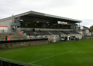 Controversial: the Kehrwegstadion in Eupen. Home of KAS Eupen