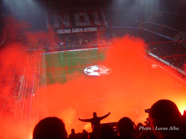 Something you won't see anymore in France (AC Milan - OM, 2009)