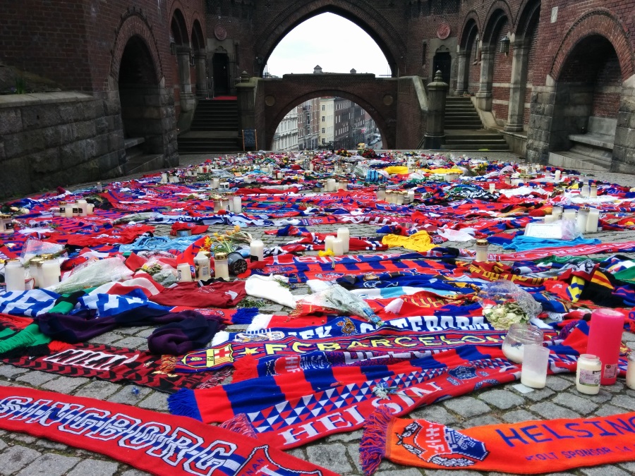 The streets of Helsingborg after the death of an innocent bystander