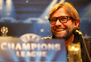 Klopp zeigte sich wie immer gut gelaunt