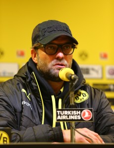 Jürgen Klopp auf der anschließenden Pressekonferenz