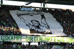 Choreo of the Wolfsburger Supporters