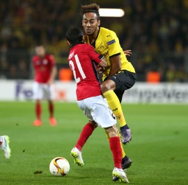 Aubameyang hatte einen schweren Stand