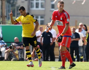Henrikh Mkhitaryan sorgte für das beruhigende 2-0