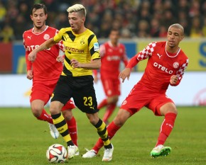 Auffällige Frisur: Kevin Kampl