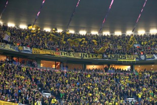 Gut 8.000 BVB-Fans fanden den Weg nach München