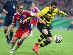 Phillip Lahm gegen Henrikh Mkhitaryan