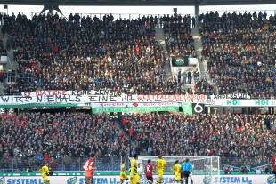 Protest der Heimkurve gegen Kind und Watzke