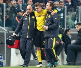 Lukasz Piszczek musste verletzt raus