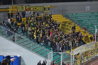 Etwa 350 Fans begleiteten den BVB nach Krasnodar