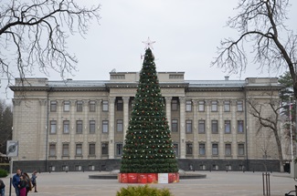 Weihnachtsstimmung in Krasnodar