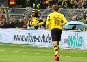 Aubameyang stand mal wieder Kopf