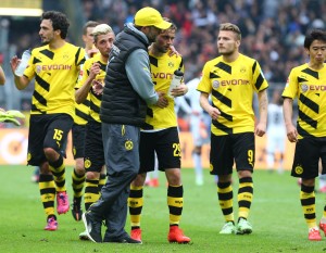 Erleichterung bei Spielern und Trainer