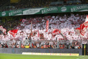 Hübsch anzusehen: Der Kölner Gästeblock