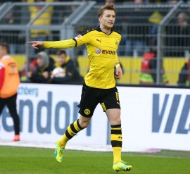 Marco Reus bejubelt den Führungstreffer