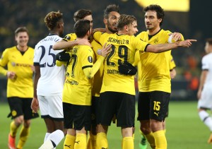 Dreimal Jubeltraube im Westfalenstadion