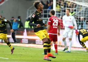 Der Torschrei zum Anschlusstreffer von Aubameyang