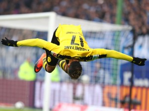 Aubameyang setzte früh zum Salto an