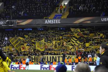 Etwa 1800 BVB-Fans waren mitgereist