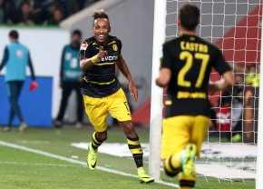 Aubameyang bejubelt seinen zweiten Treffer