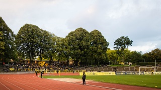 Supporters at Rote Erde