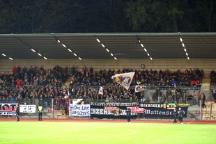 Endlich mal auch ein Gegner auf der Tribüne