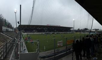 Renoviertes Stadion auf der Waldau