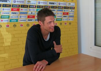 Kehl getting interviewed