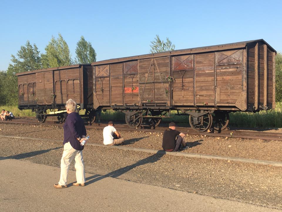 Rampe im Vernichtungslager Auschwitz-Birkenau