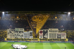 Gelungene Choreografie auf der Südtribüne