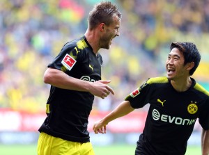 Torschützen unter sich: Yarmolenko und Kagawa