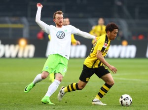 Maximilian Arnold gegen Shinji Kagawa