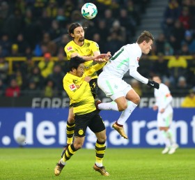 Kagawa und Subotic gegen Kruse