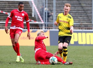 Jonas Arweiler gab sein Startelfdebüt