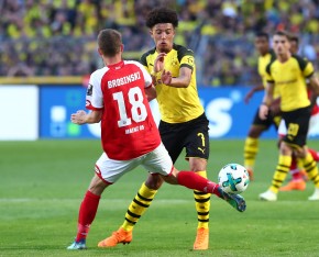 Jadon Sancho war einer der engagiertesten Borussen