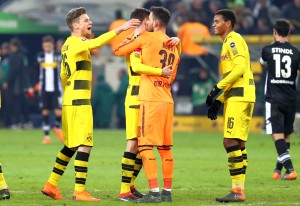 Dank an Roman Bürki nach Abpfiff