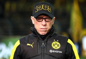 Peter Stöger war mit dem Ergebnis zufrieden