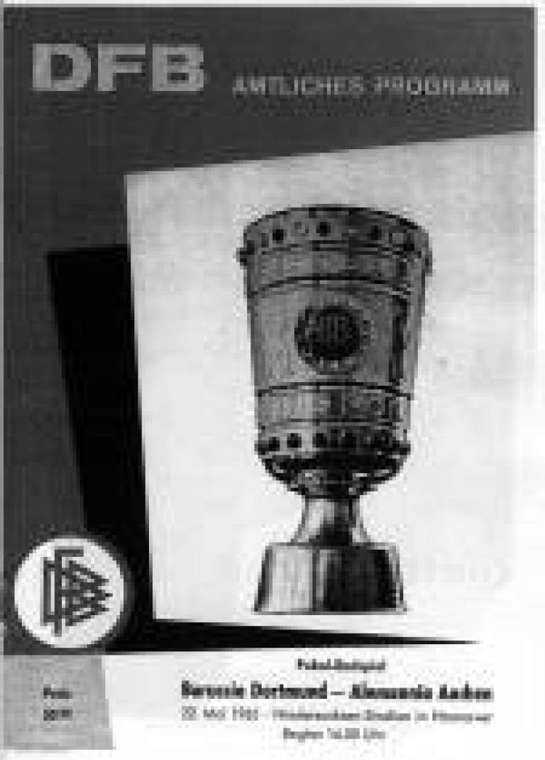 Ein neuer Pokal für einen neuen Pokalsieger Deutscher Pokalsieger 1965!!!
