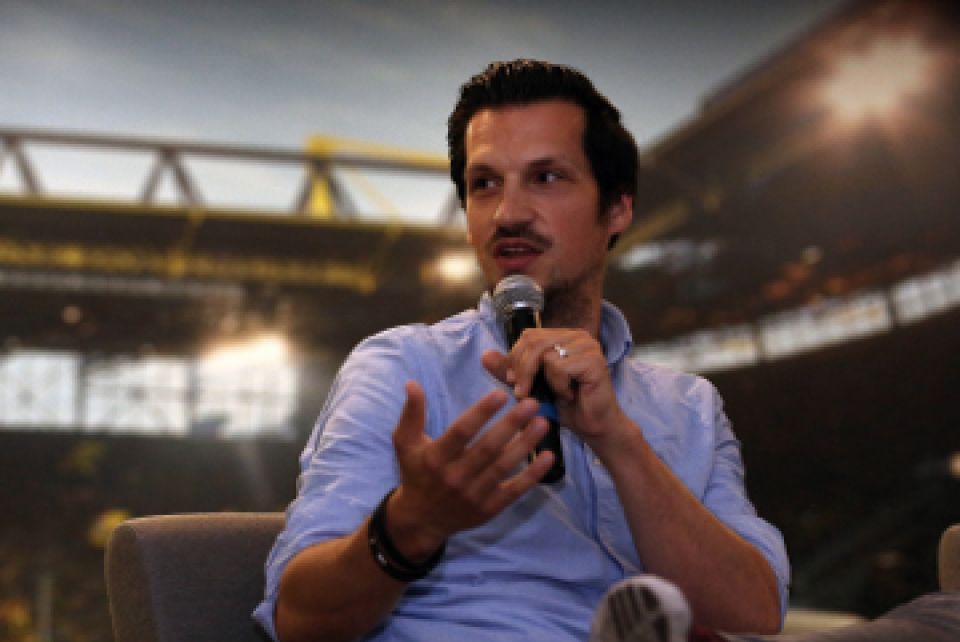 Matthias Dersch von den Ruhr Nachrichten © Fotos: Fanabteilung Jimmy